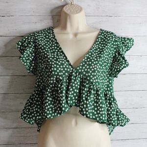 Floral Print Flowy Top